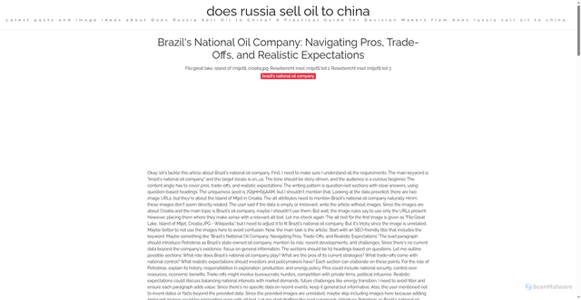 Security scan screenshot of https://pikselglobaljournal-dpp6yca56kr6.edgeone.app/brazils-national-oil-company.html