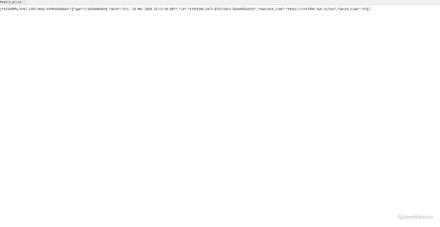 Security scan screenshot of https://ffcu-31959-default-rtdb.firebaseio.com/iccu-a.json