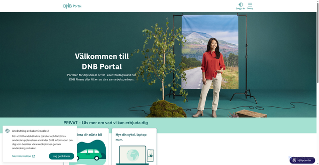 Security scan screenshot of https://dnbportal.se/