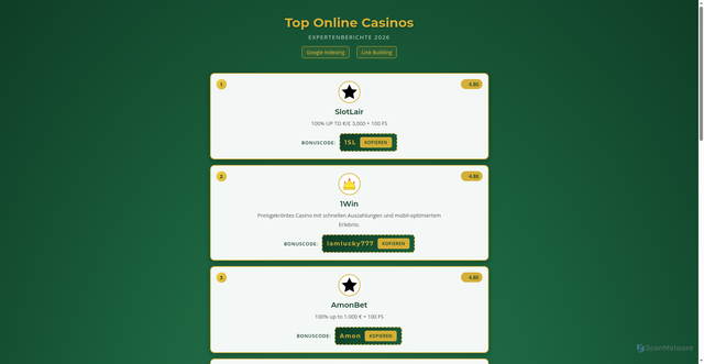 Security scan screenshot of http://70716336536748980.podbex.com/