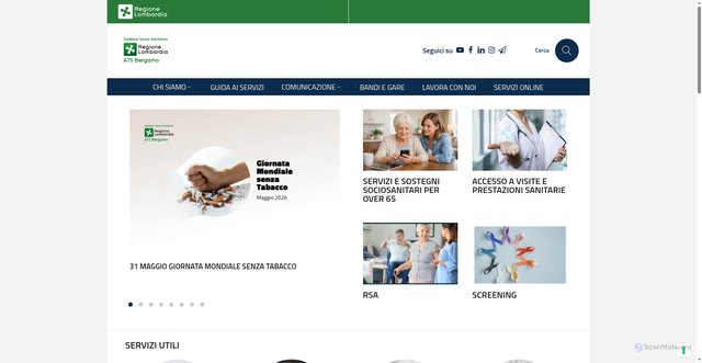Security scan screenshot of https://www.ats-bg.it