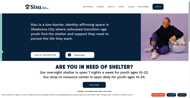 Security scan screenshot of https://sisuyouth.org/