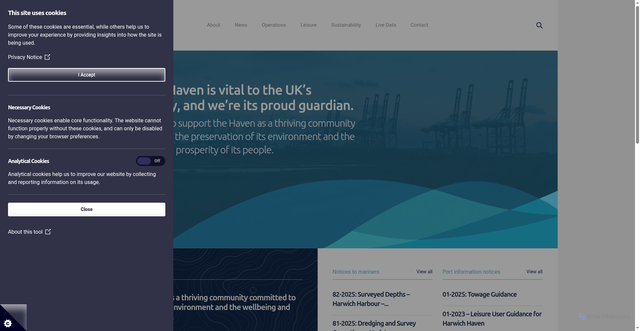 Security scan screenshot of https://hha.co.uk/