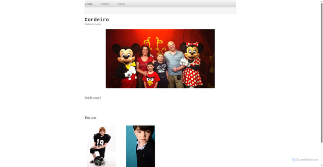 Security scan screenshot of https://cordeiro.se