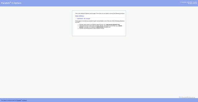 Security scan screenshot of texedo.net