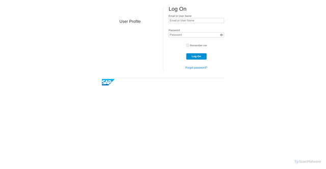 Security scan screenshot of https://at21v7kqi.accounts.ondemand.com