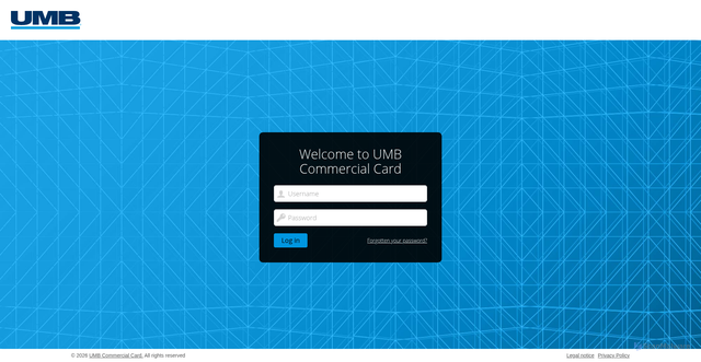 Security scan screenshot of https://commercialcard.umb.com