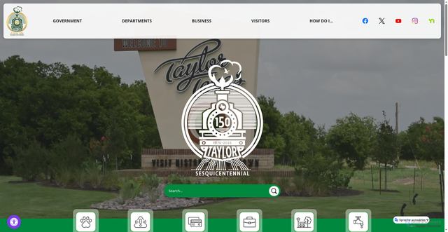 Security scan screenshot of https://taylortx.gov/