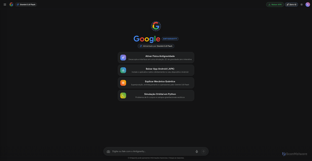 Security scan screenshot of https://google-antigravity.pages.dev/