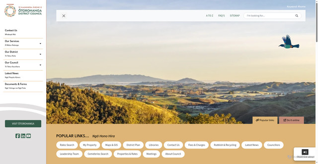 Security scan screenshot of https://www.otodc.govt.nz/