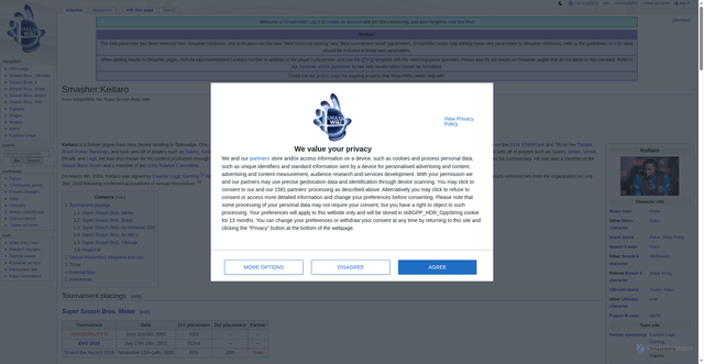 Security scan screenshot of https://www.ssbwiki.com/Smasher:Keitaro