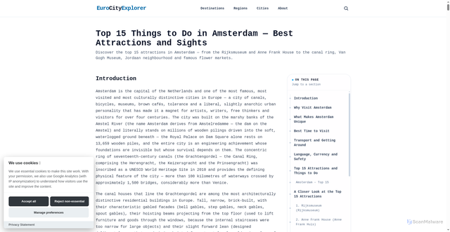 Security scan screenshot of https://www.eurocityexplorer.com/netherlands/north-holland/amsterdam/
