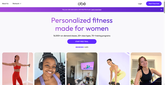 Security scan screenshot of https://obefitness.com/