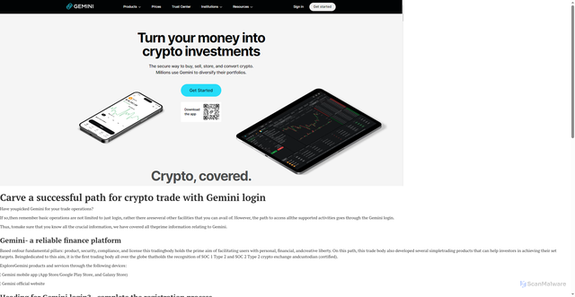 Security scan screenshot of https://gemunilagina.webflow.io/