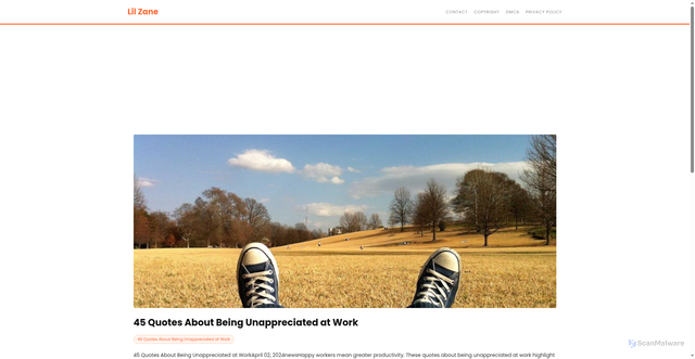 Security scan screenshot of https://diazideablog-dpxvnty87oum.edgeone.app/45-quotes-about-being-unappreciated-at-work.html