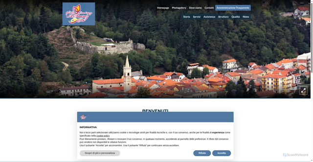 Security scan screenshot of https://www.casasuarez.it/