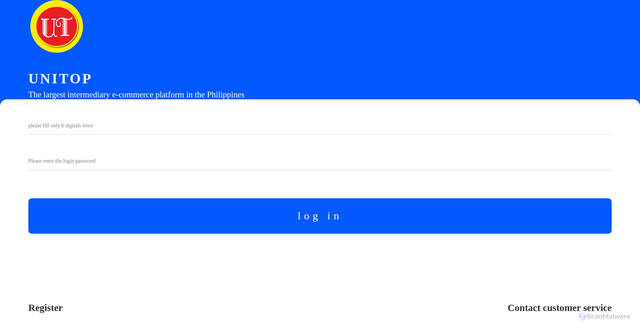 Security scan screenshot of http://unitop-shop.shop/