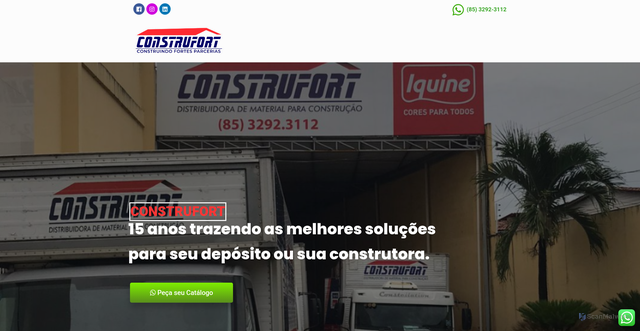 Security scan screenshot of https://construfort.net.br