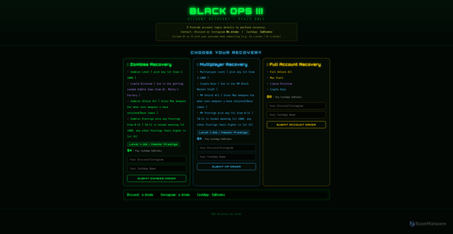 Security scan screenshot of http://bindsbo3.pages.dev/