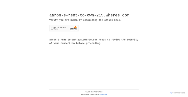 Security scan screenshot of https://aaron-s-rent-to-own-215.wheree.com/
