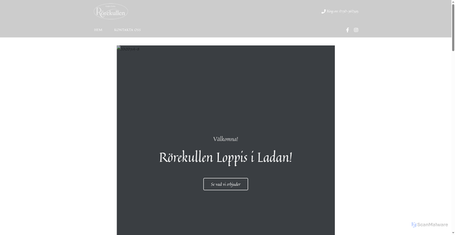 Security scan screenshot of https://rorekullen.se