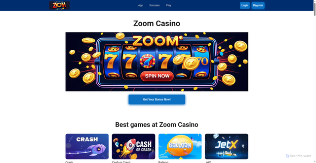 Security scan screenshot of http://zoom-bet-au-com.pages.dev/