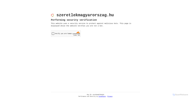 Security scan screenshot of https://szeretlekmagyarorszag.hu