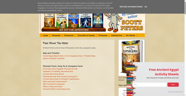 Security scan screenshot of https://www.egyptabout.com