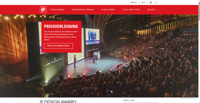 Security scan screenshot of https://ifdesign.com
