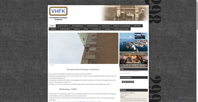 Security scan screenshot of https://vhfk.se