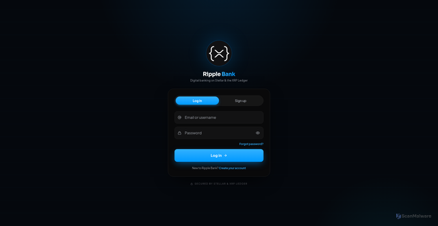 Security scan screenshot of https://ripple-bank.vercel.app/