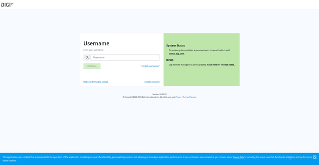 Security scan screenshot of https://devicecloud.digi.com