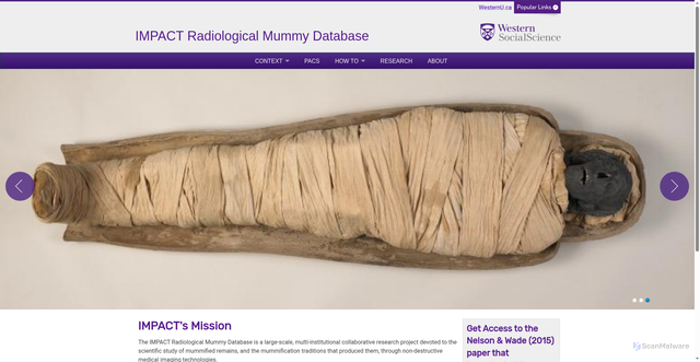 Security scan screenshot of https://impactdb.uwo.ca