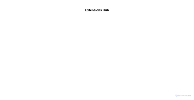 Security scan screenshot of https://www.extensions-hub.com