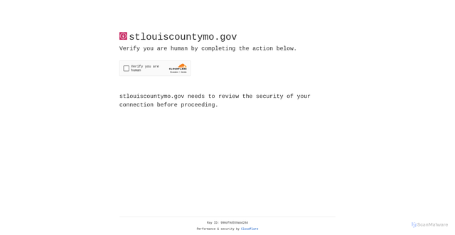Security scan screenshot of https://stlouiscountymo.gov/