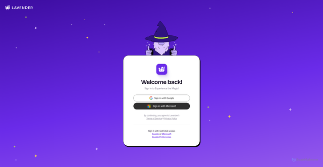Security scan screenshot of https://beta.trylavender.com