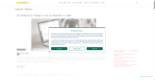 Security scan screenshot of https://howtoisolve.com