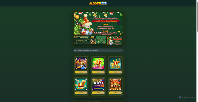 Security scan screenshot of https://jl55ph.cc/?host=https://7lnkdm.com?ch=64283