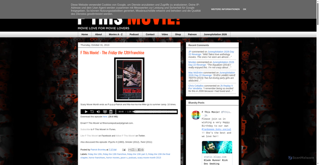Security scan screenshot of https://www.fthismovie.com/2013/10/f-this-movie-friday-13th-franchise.html