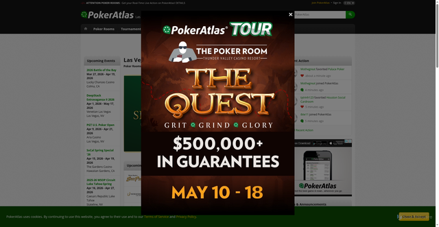 Security scan screenshot of https://www.pokeratlas.com