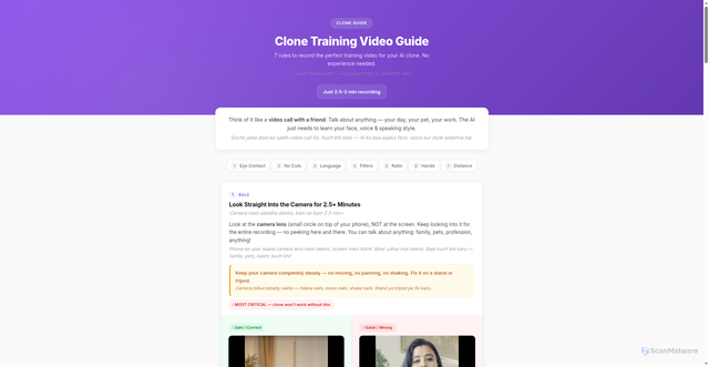 Security scan screenshot of https://simora-clone-guide-i2x5uzm6hp.edgeone.app/