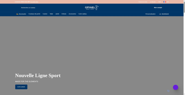 Security scan screenshot of https://www.opinel.com