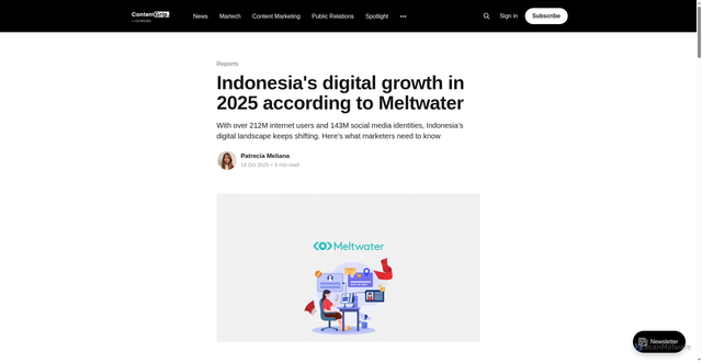 Security scan screenshot of https://www.contentgrip.com/indonesia-digital-trends-2025/