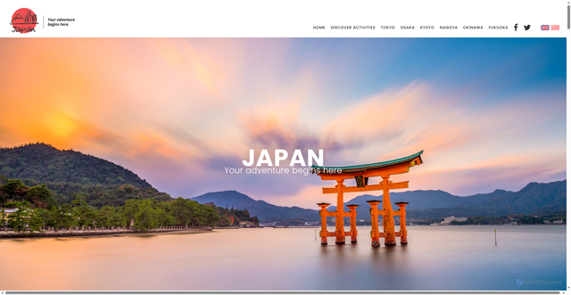 Security scan screenshot of https://japan.com/