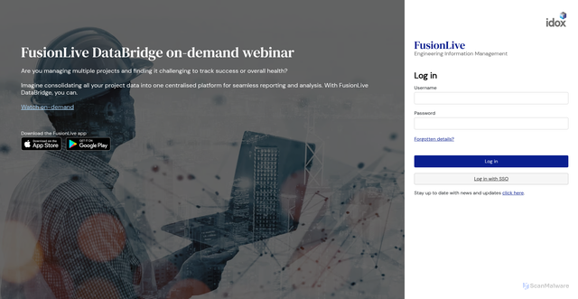 Security scan screenshot of https://us.fusion.live