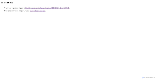 Security scan screenshot of https://www.google.com/url?q=https://ijit-exports.com/configurz/settingz?eta%3D%5B%5B-Email-%5D%5D