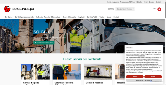 Security scan screenshot of https://www.sogepu.com/