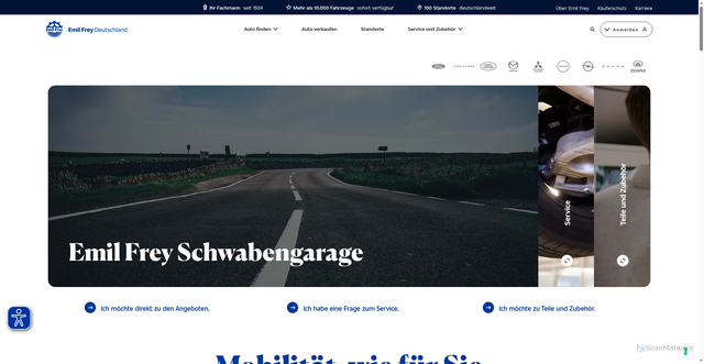 Security scan screenshot of http://schwabengarage-redirect-9bf.pages.dev/