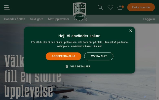 Security scan screenshot of https://funasfjallen.se/