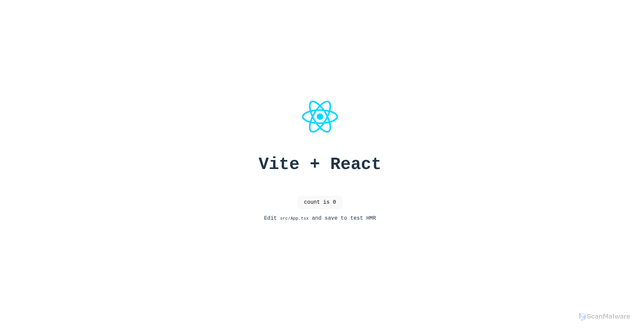 Security scan screenshot of http://react-cloudflare-test-9xo.pages.dev/